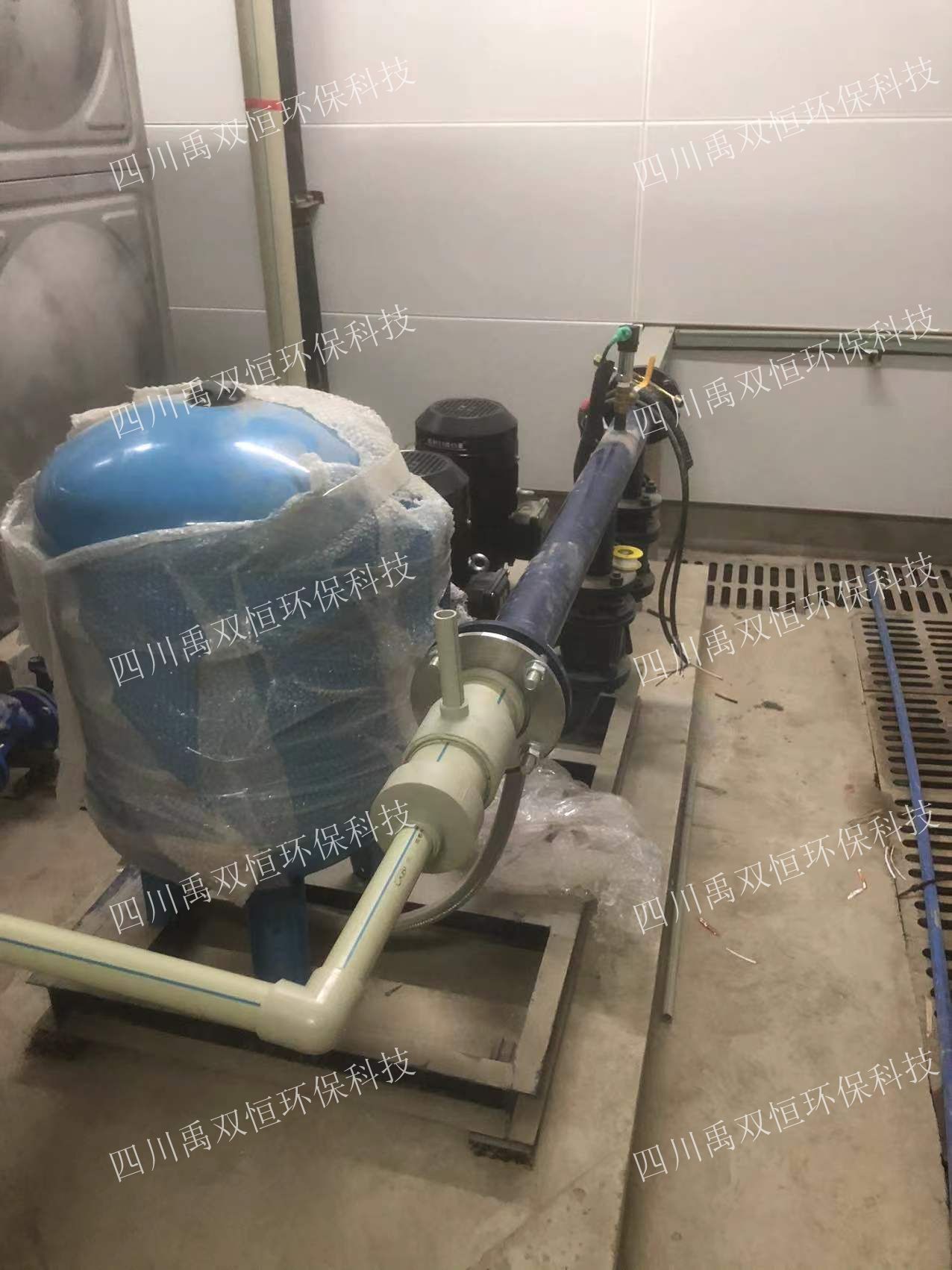 贝诺尔机房式雨水收集项目施工图片