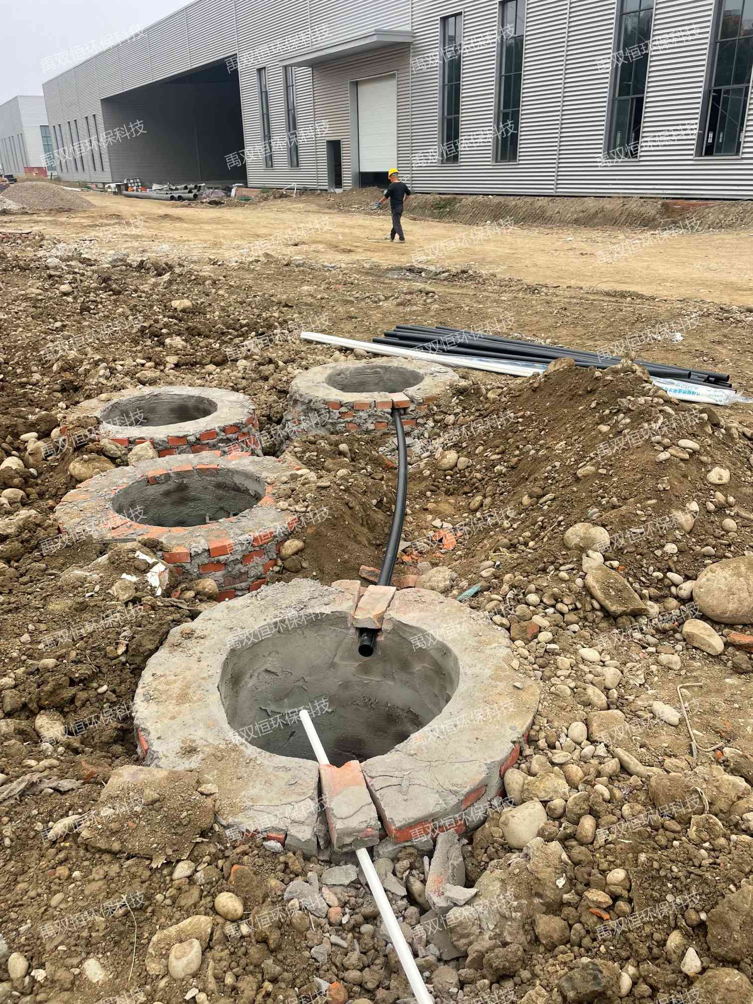 【禹双恒环保科技·崇州左岸风情雨水收集项目机电安装圆满竣工】