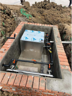 德阳市旌阳区小市政项目100立方雨水收集系统机电设备安装圆满收官