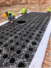 【标题】四川禹双恒环保科技西昌工地PP模块雨水收集系统项目——绿色施工与技术创新并行的典范